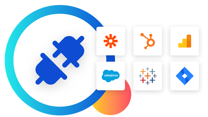 Icon for Connectors where you can get the best of both worlds: Siteimprove and your favorite productivity tools.